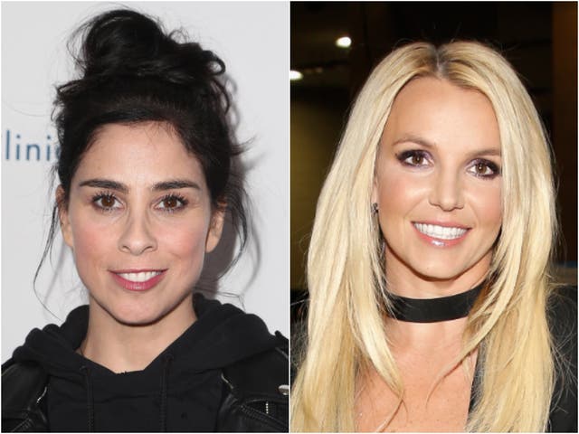 <p>Sarah Silverman asó a Britney Spears en los Video Music Awards 2007 (VMA).</p>