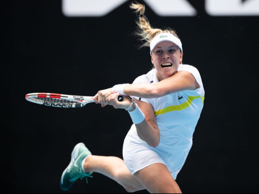 Annet Kontaveit won the tie in three sets