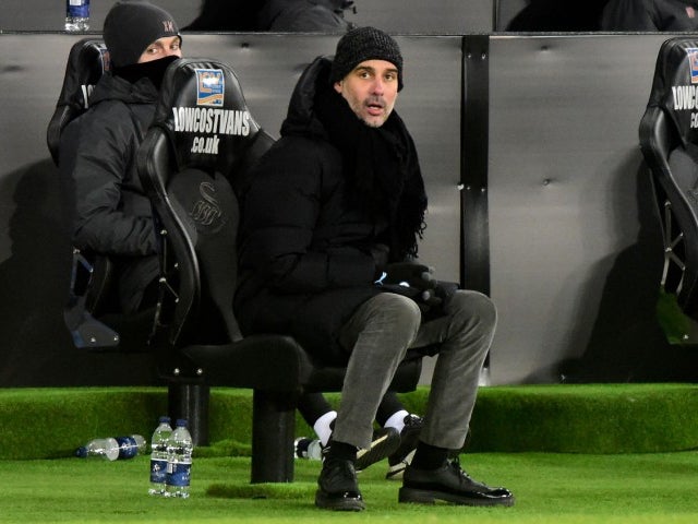 Guardiola watched his side set another record on Wednesday night