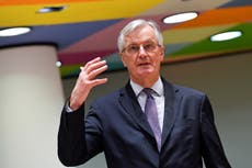 Michel Barnier blames UK for not ‘correctly explaining’ Brexit consequences, as Gove holds crisis talks