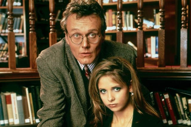 Anthony Head and Sarah Michelle Gellar in Buffy
