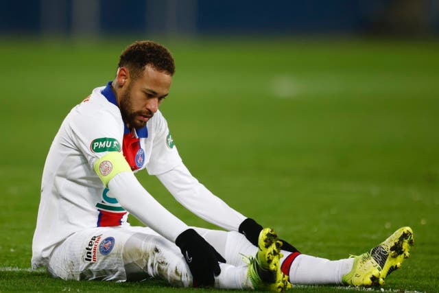 <p>Neymar will not feature against his former club</p>