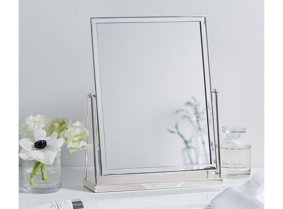 Best Dressing Table Mirror From Light, White Round Table Top Mirror With Lights On