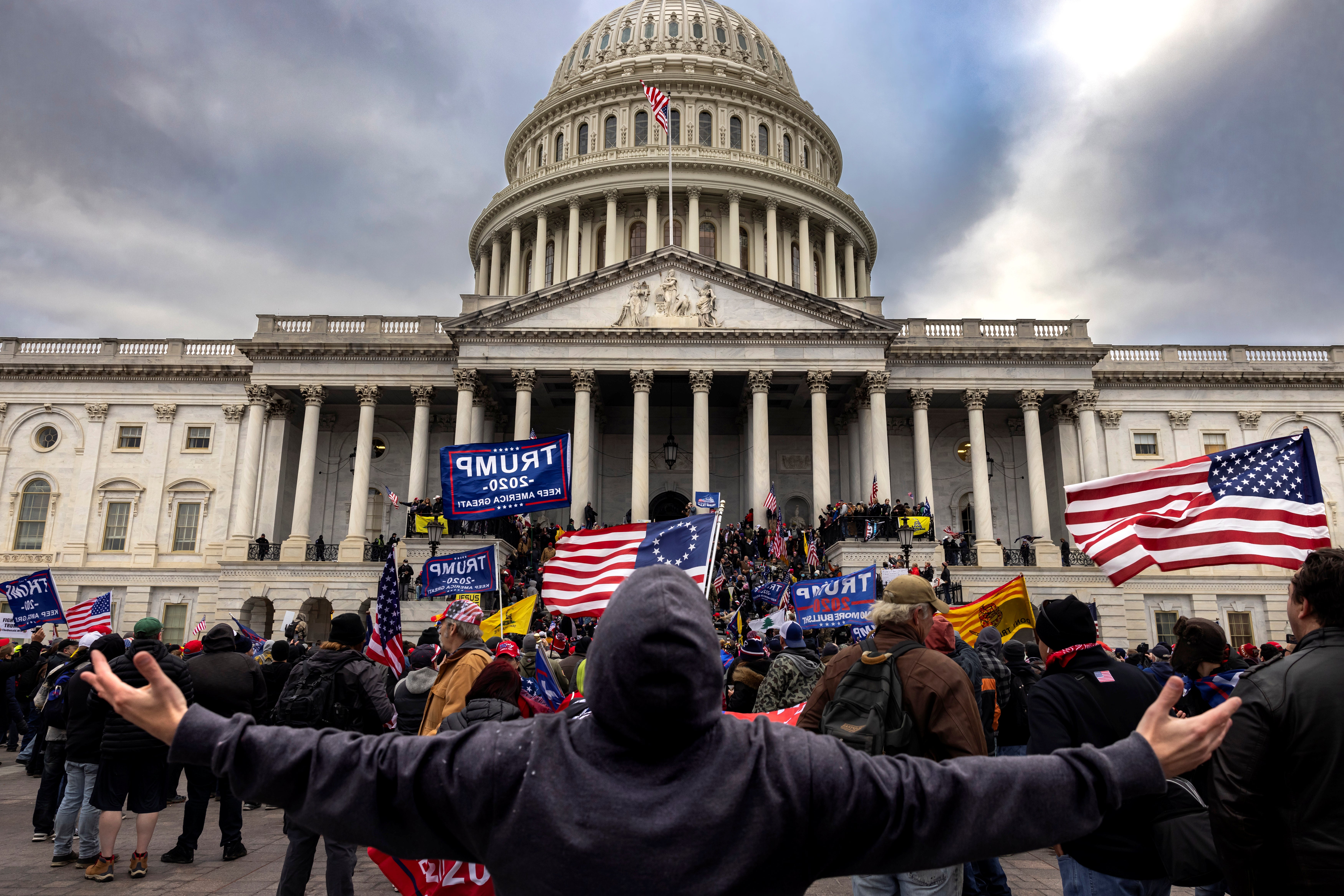More than 200 people arrested over riot at US Capitol