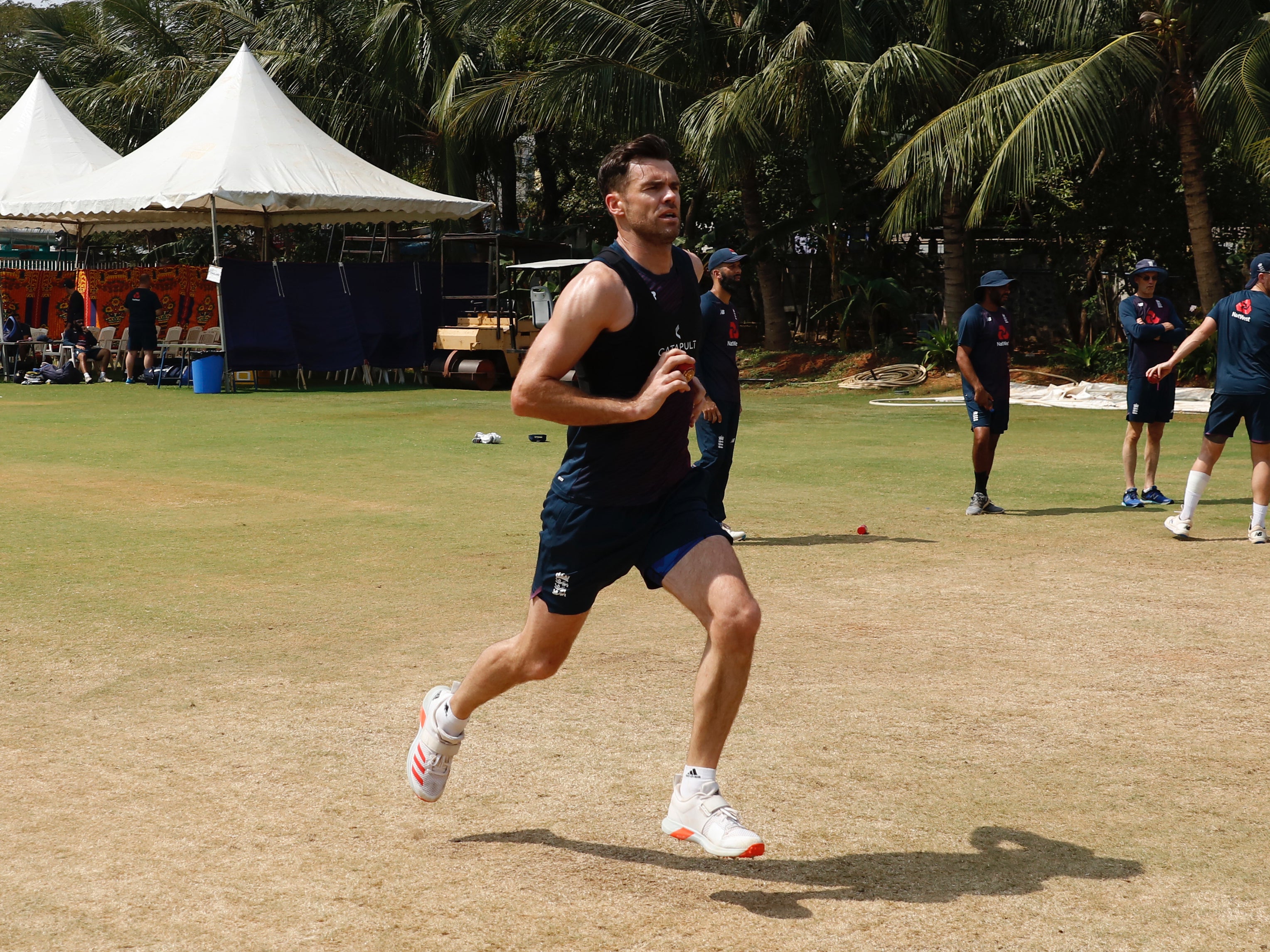 England bowler James Anderson shone in the first Test
