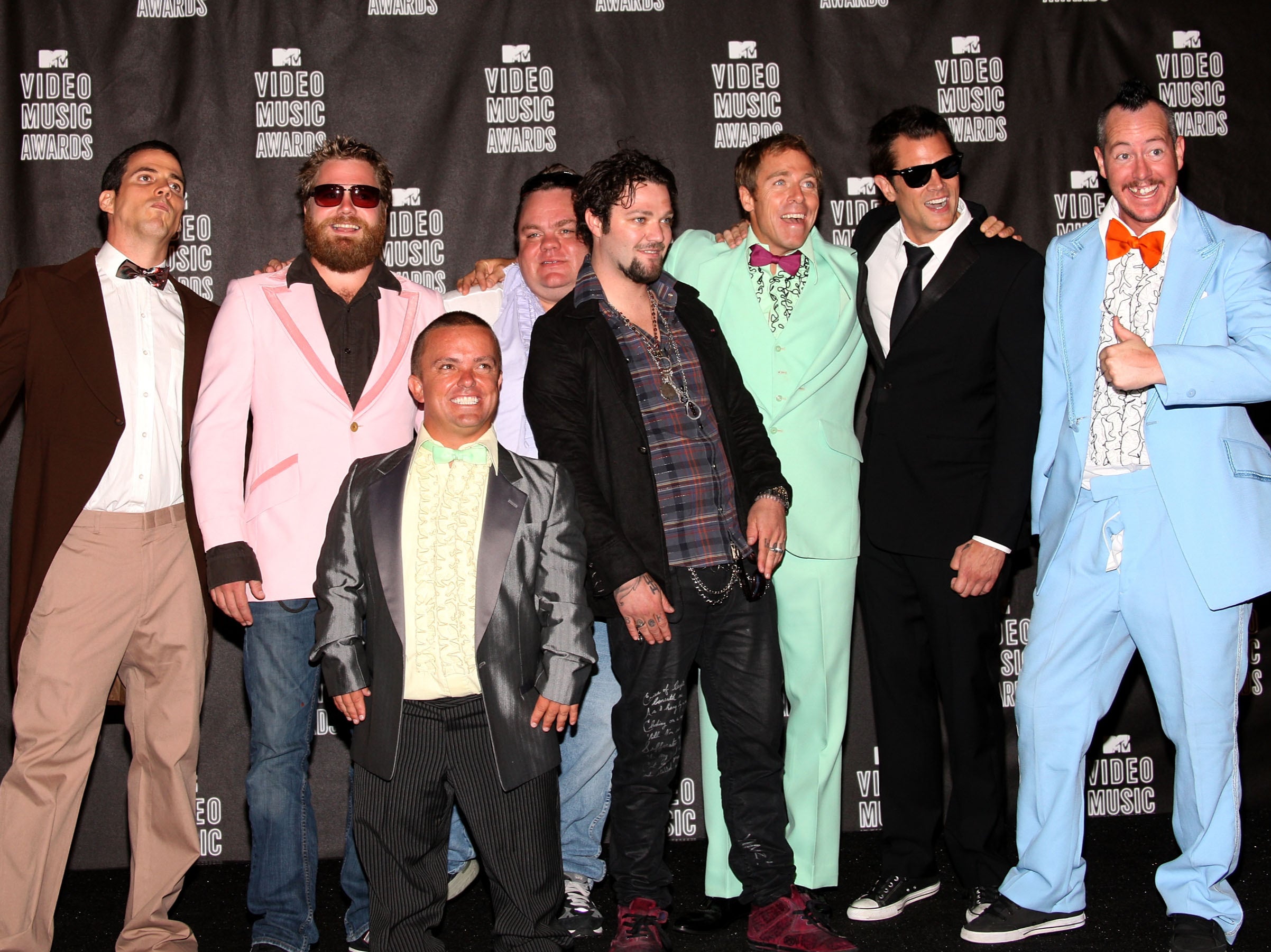 The cast of ‘Jackass’ in 2010