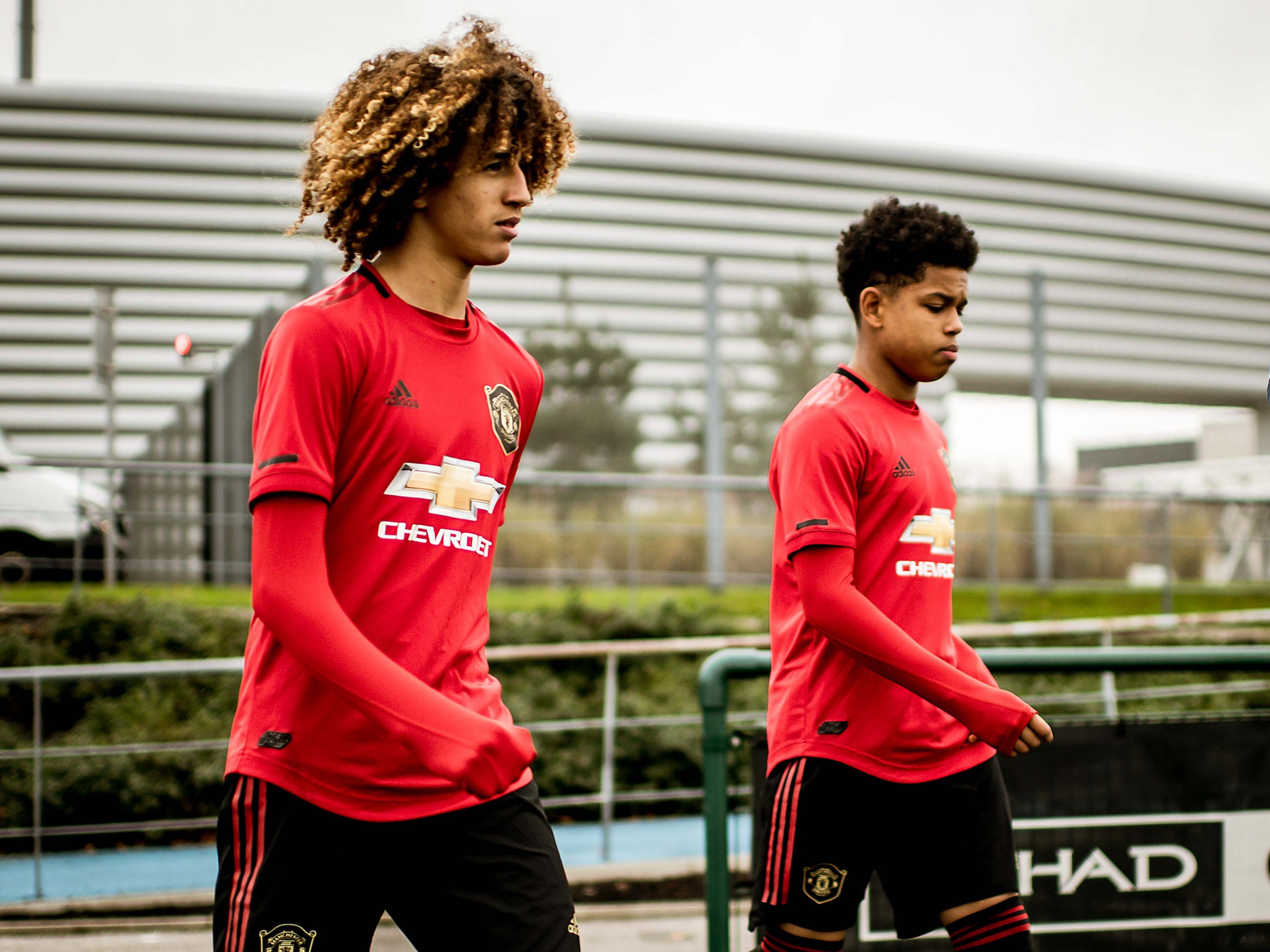 Manchester United youngsters Hannibal Mejbri and Shola Shoretire