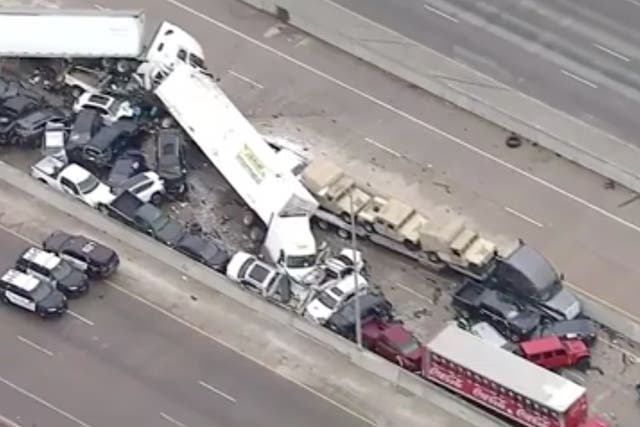 The deadly pile up in Texas on 11 February 2021