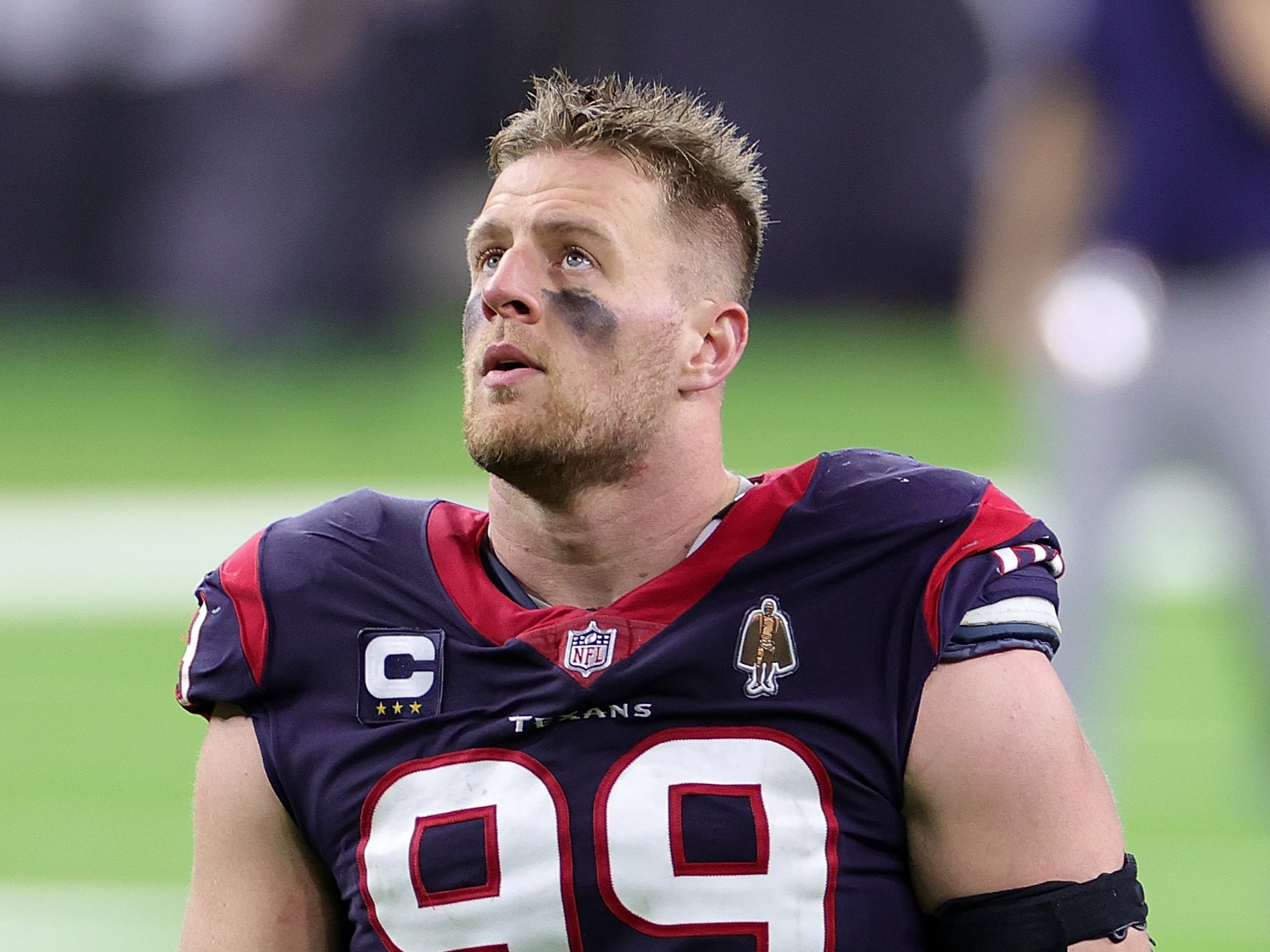 JJ Watt during his days with the Houston Texans.