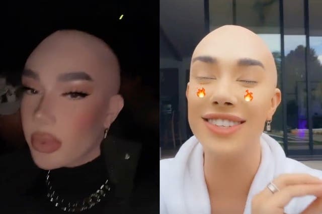 James Charles says he shaved his head but fans aren’t convinced 