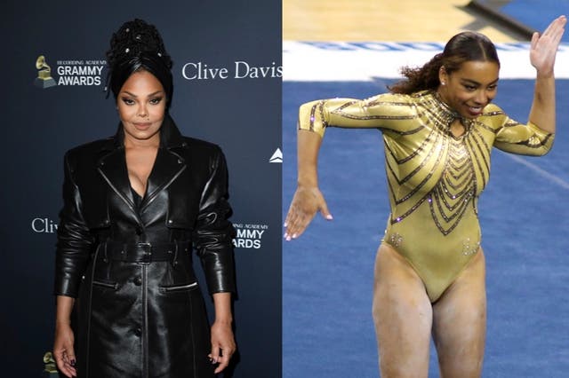 UCLA gymnast who featured Janet Jackson in floor routine gets praise from pop star