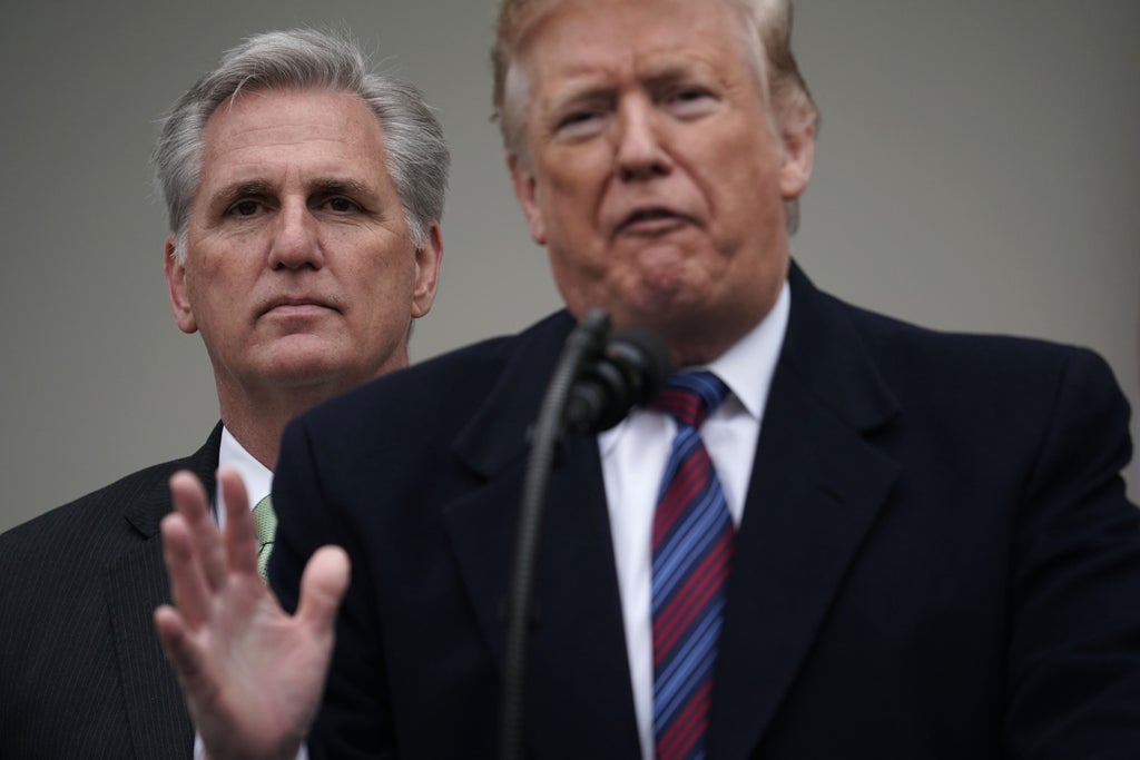 Trump speaks on McCarthy tapes, denies claiming any responsibility for Capitol attack