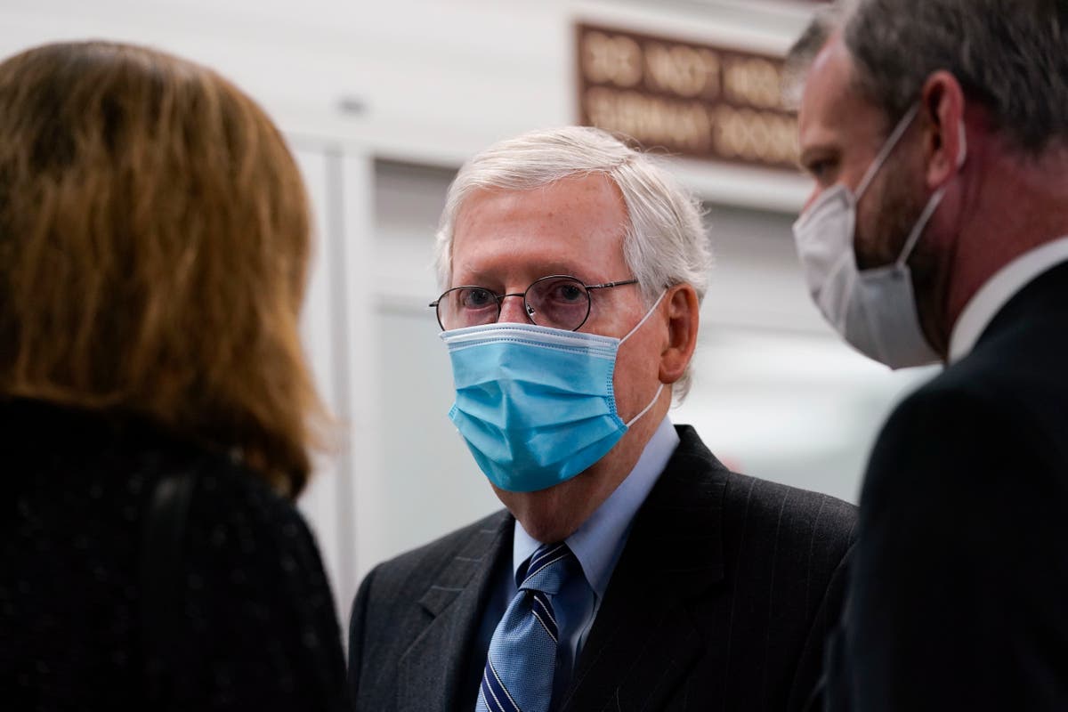 As impeachment vote draws near, McConnell revealing little