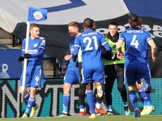 Leicester’s late onslaught leaves error-strewn Liverpool shellshocked