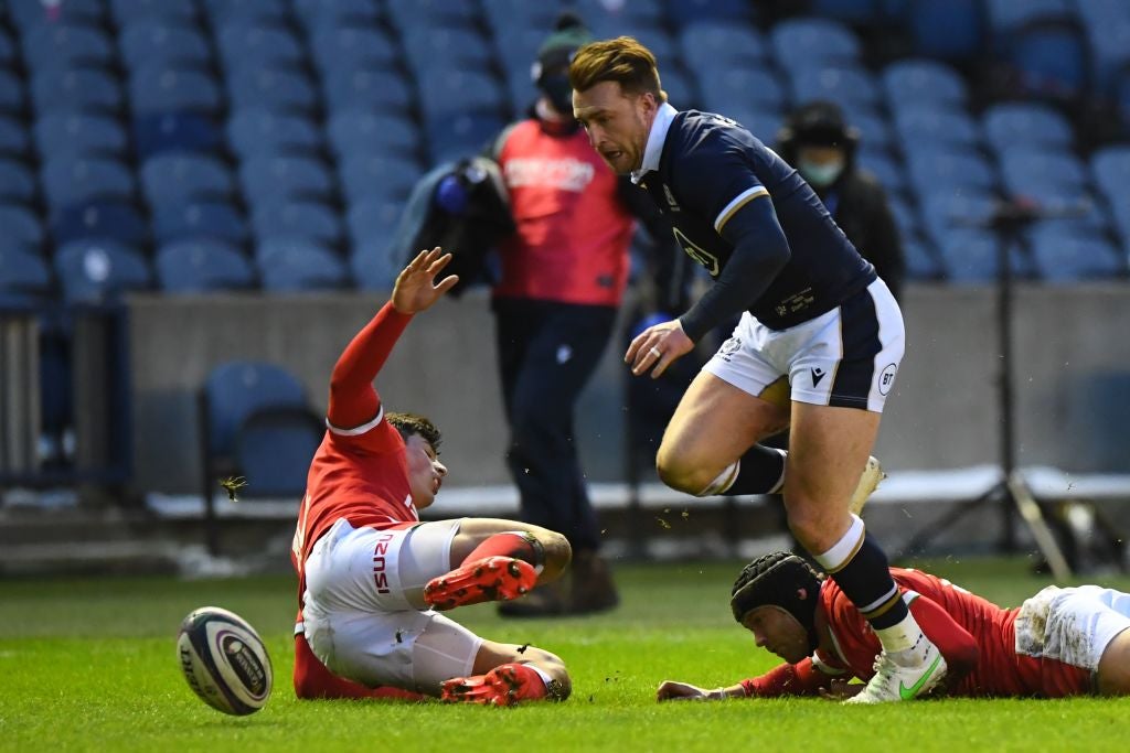 Stuart Hogg inspired Scotland during a fine first half