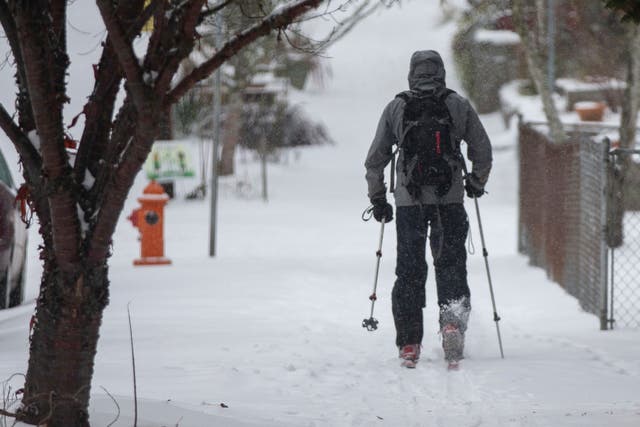 <p>Se espera que el condado de Malheur, Oregón y Boise, Idaho reciba hasta 15 centímetros de nieve para el sábado por la tarde  </p>