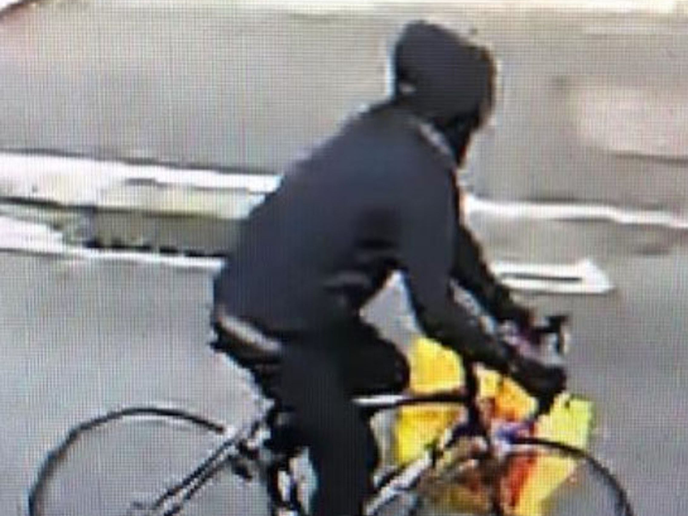 Police released this image of a cyclist they want to speak to