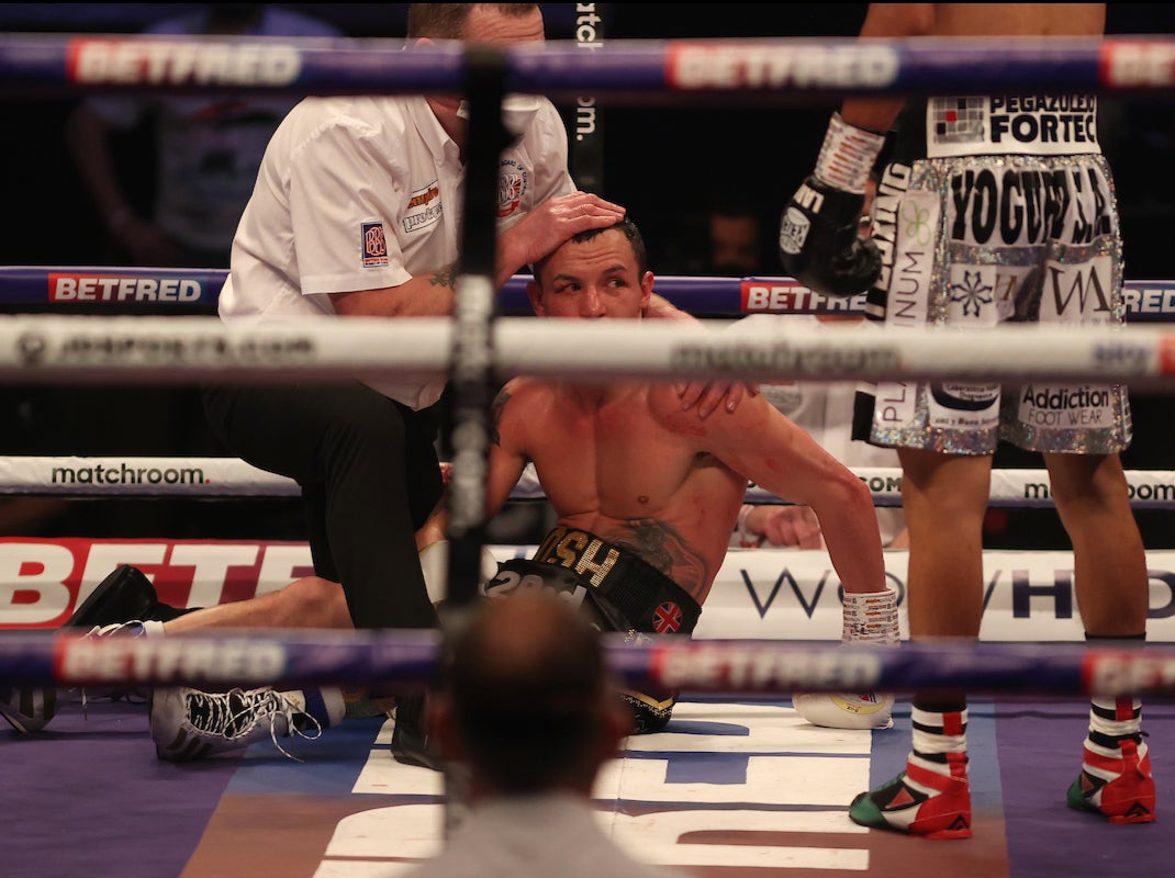Josh Warrington stunned by Mauricio Lara in ninth-round knockout The Independent