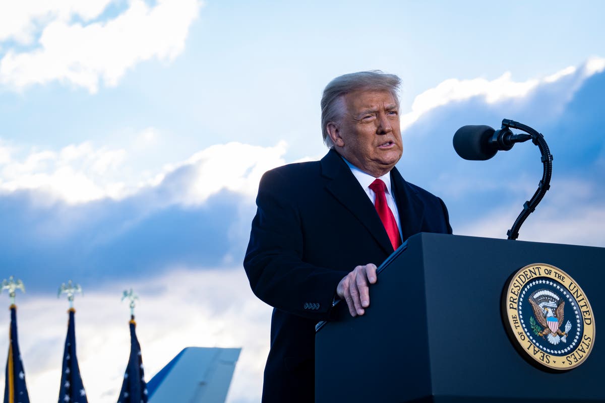  Trump impeachment - live: Ex-president says MAGA &lsquo;has only just begun&rsquo; as Biden warns democracy is &lsquo;fragile&rsquo;