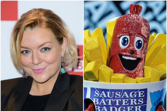 Sheridan Smith and the anthropomorphic sausage she was accused of being