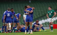 France hold on to clinch second Six Nations win and crush Ireland’s title hopes