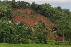 Rain sets off Indonesia landslide; 2 dead, 16 missing