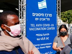 Symptomatic Covid cases in Israel drop by 94 per cent after vaccination, first ‘real world’ study shows