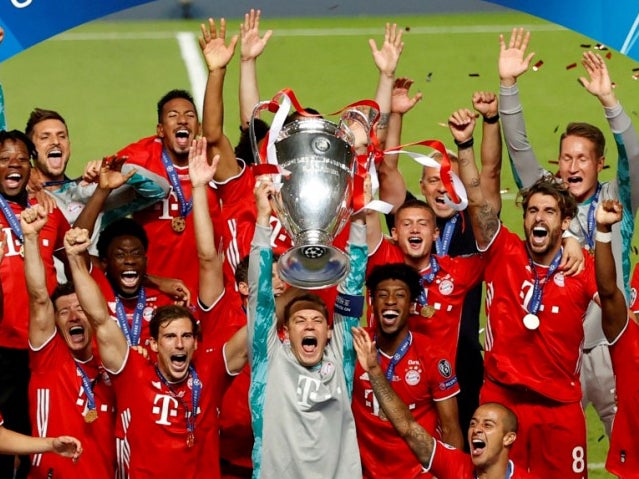 Bayern Munich are defending Champions League holders