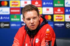 RB Leipzig in ‘good flow’ before Champions League tie with stuttering Liverpool, Julian Nagelsmann warns