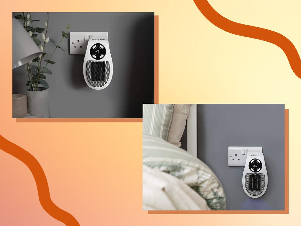 russell hobbs plug in ceramic heater