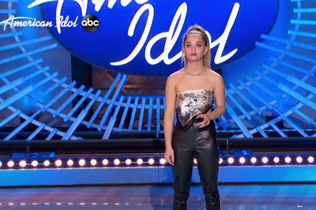 Claudia Conway in American Idol