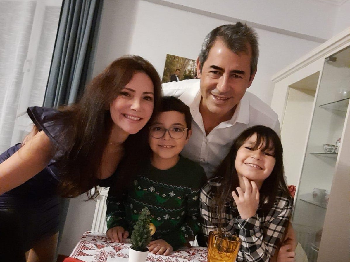 Ebru Soytorun and her family