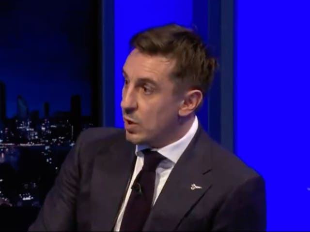 Sky Sports pundit Gary Neville