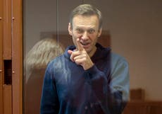 Prosecutors seek fine for Russian opposition leader Navalny