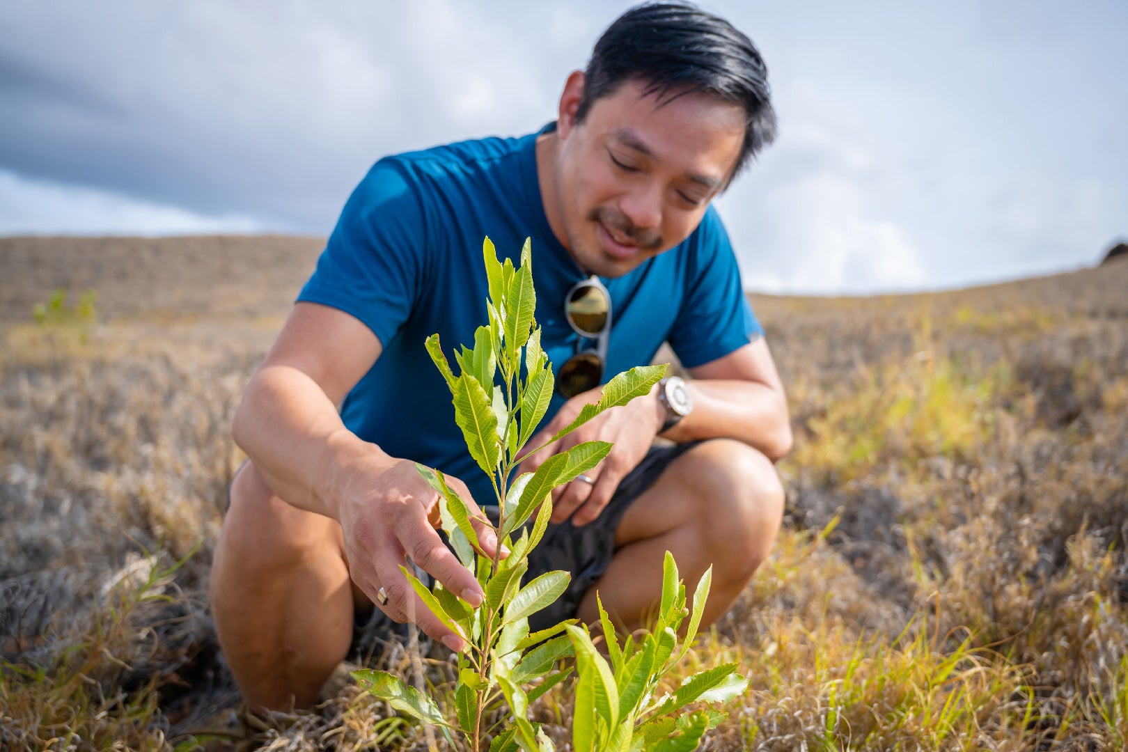 Ex Reddit CEO Yishan Wong in Hawaii where he launched Terraformation, a project that wants to plant one trillion trees to combat the climate crisis
