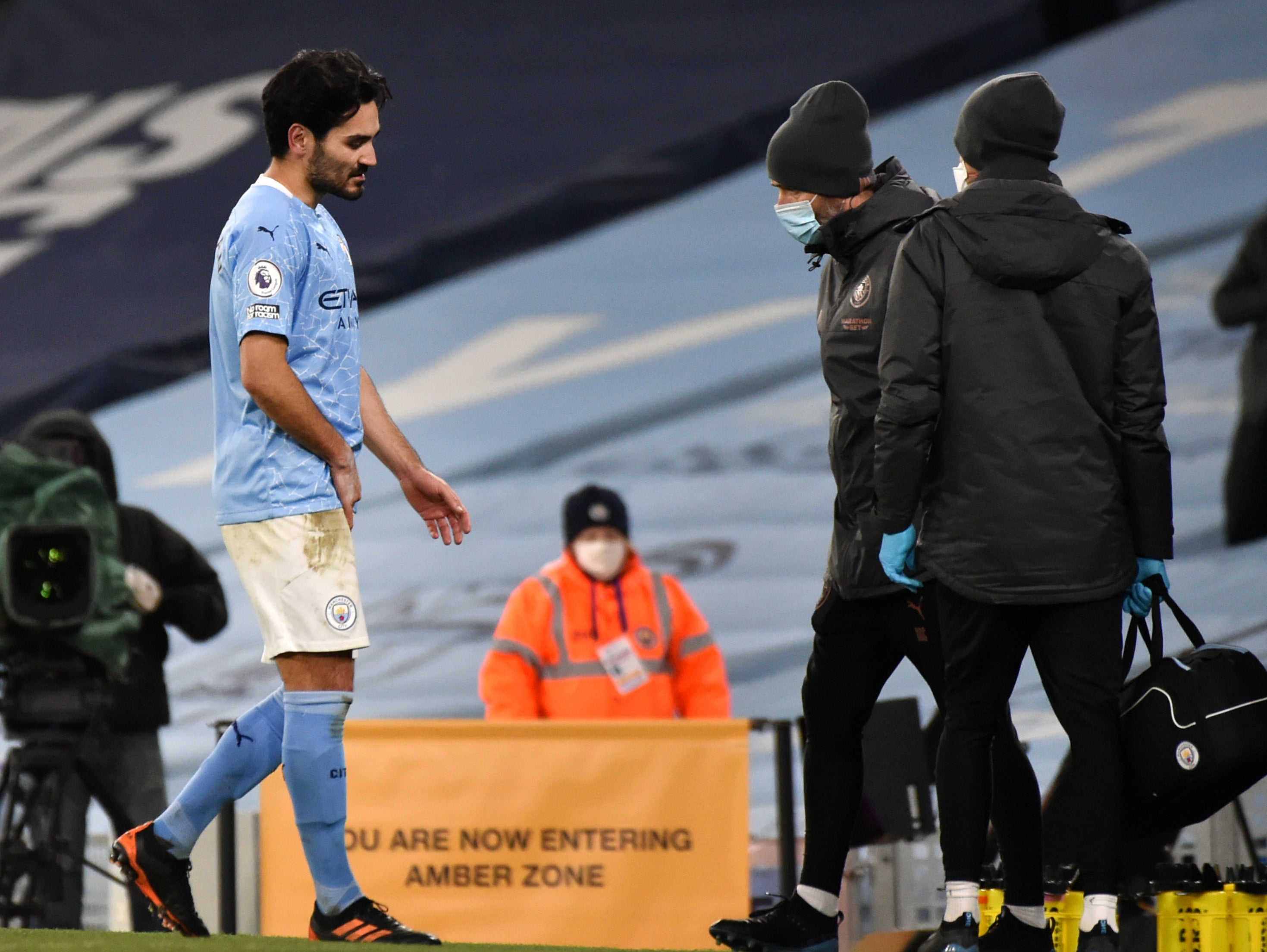 Manchester City midfielder Ilkay Gundogan