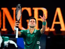 Australian Open: Novak Djokovic battles through pain barrier to defeat Alexander Zverev