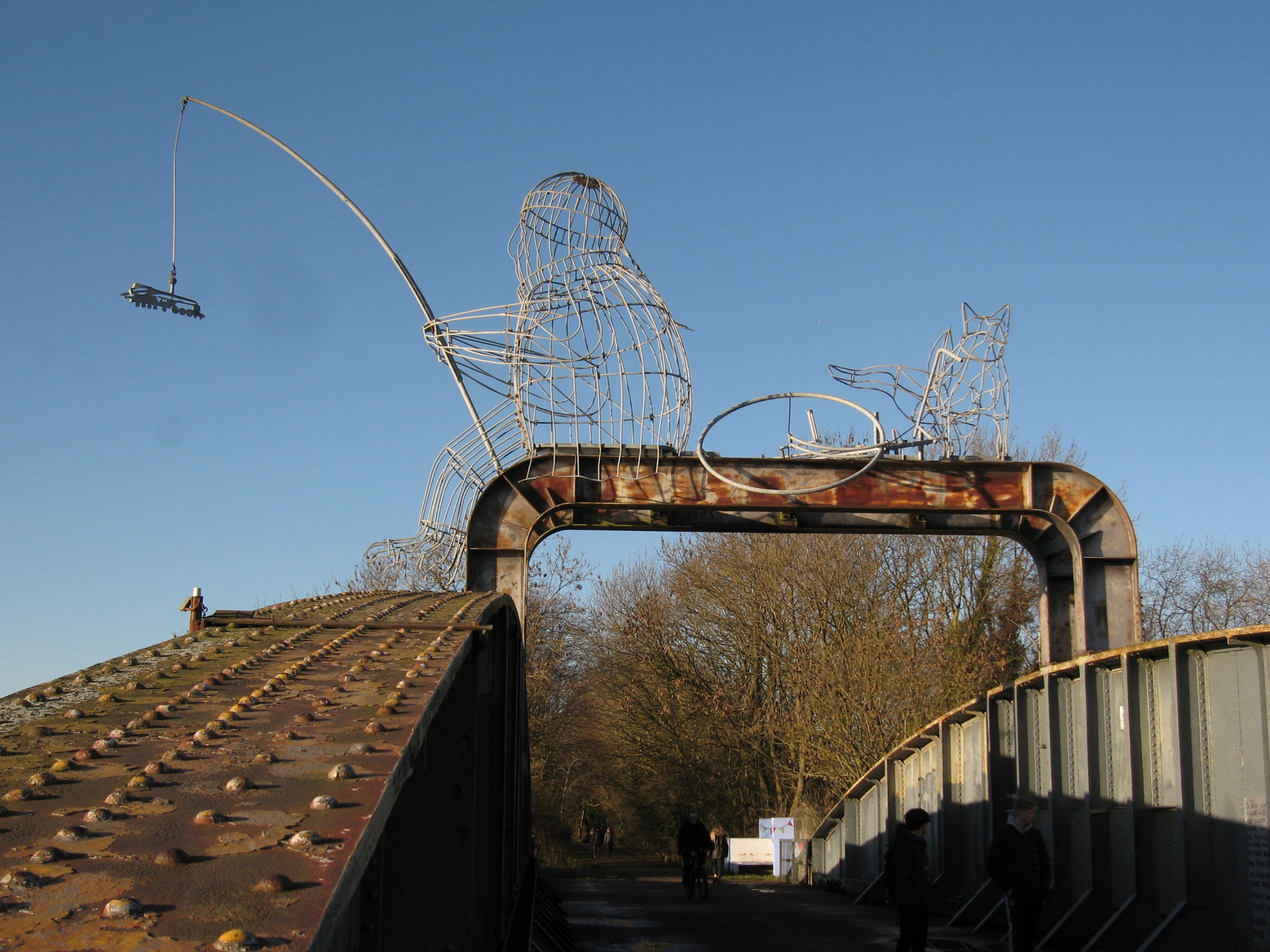 The Fisher of Dreams sculpture