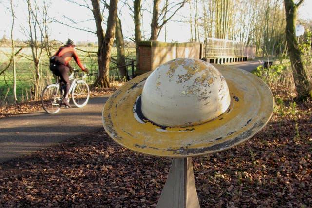 <p>The York Solar System cycle way</p>