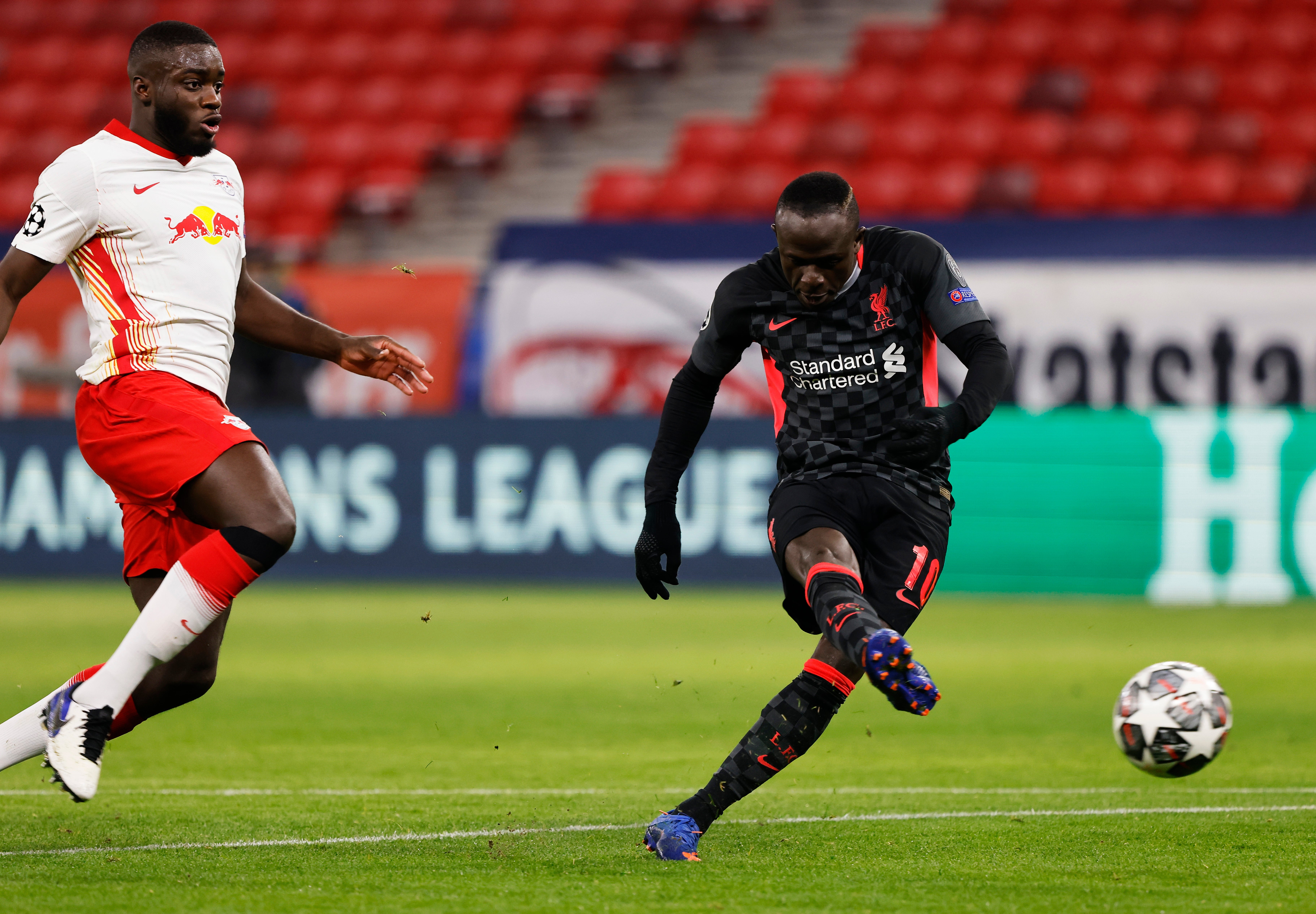 Sadio Mane fires home Liverpool’s second goal