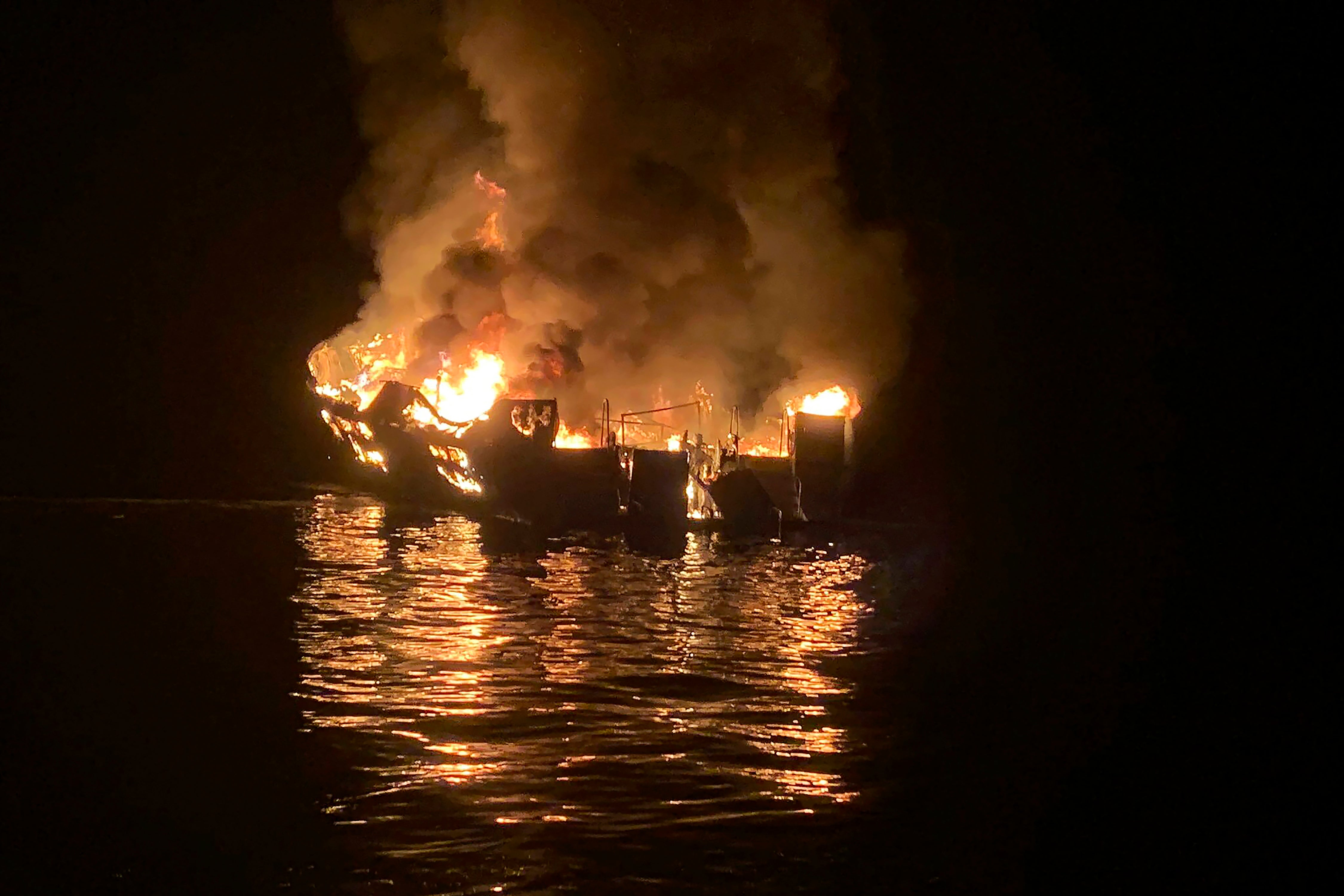 California Boat Fire