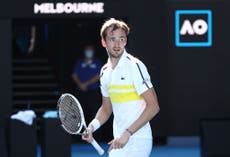 Daniil Medvedev dominates compatriot Andrey Rublev to advance to Australian Open semi-finals