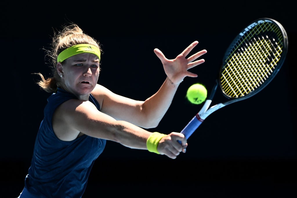 Karolina Muchova overcame Ashleigh Barty in the quarter-finals