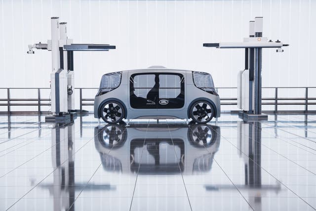 <p>Jaguar Land Rover’s new concept electric vehicle – Project Vector.</p>