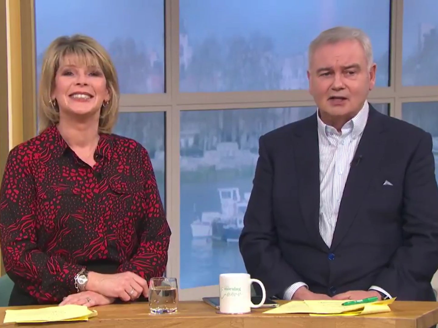 Ruth Langsford and Eamonn Holmes on This Morning