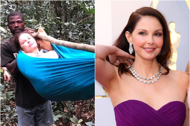 Ashley Judd is rescued in Congolese jungle