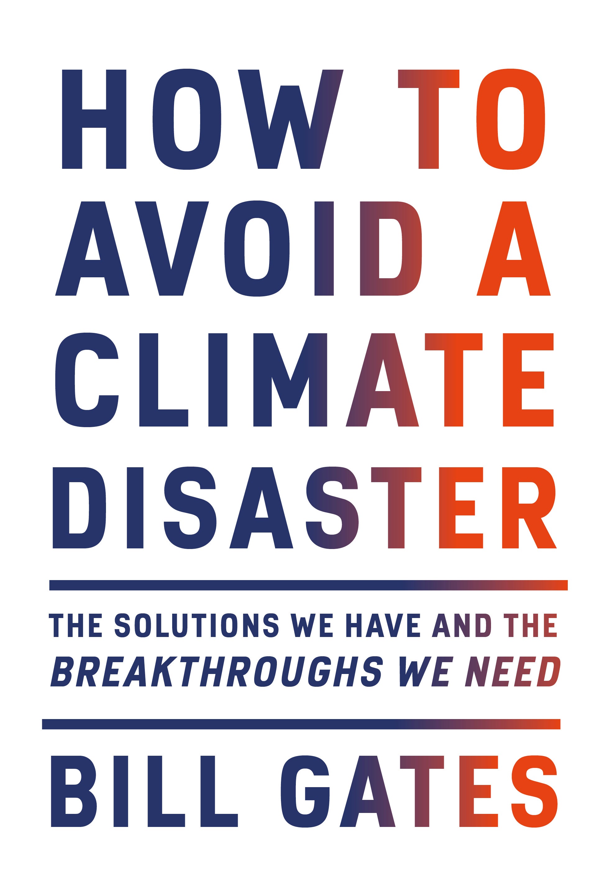 Book Review - How to Avoid a Climate Disaster
