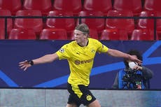 Erling Haaland: Kylian Mbappe hat-trick was ‘free motivation’ for standout Champions League performance