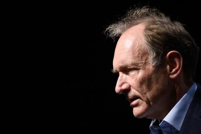World Wide Web inventor Tim Berners-Lee takes part in a session at the 17th International Film Festival and Forum on Human Rights (FIFDH) on 11 March, 2019 in Geneva