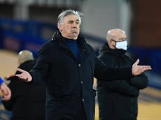 ‘Almost impossible’ for Everton to compete with Man City, Carlo Ancelotti claims